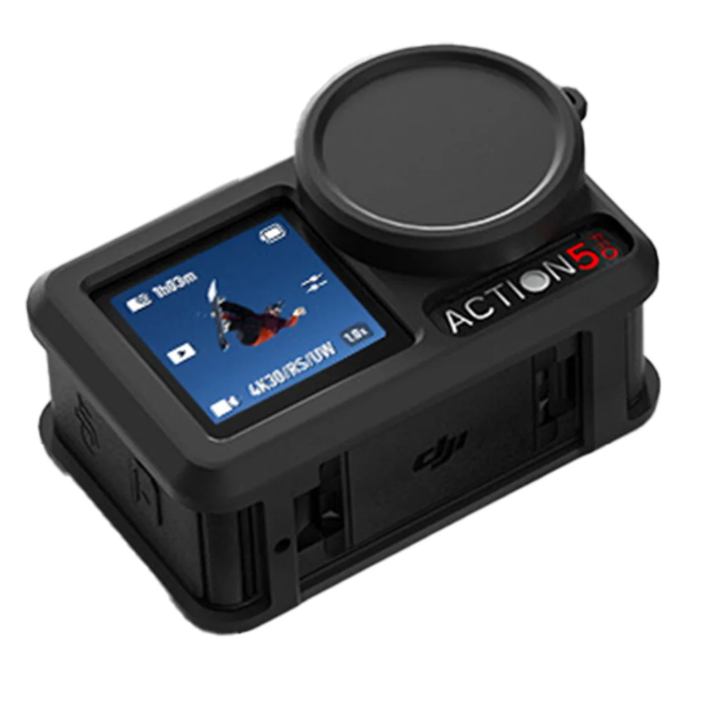 Silicone Case Sports Camera Protector Case Rubber Protector for DJI Action 5 Pro/4/3 Soft Protective Jacket