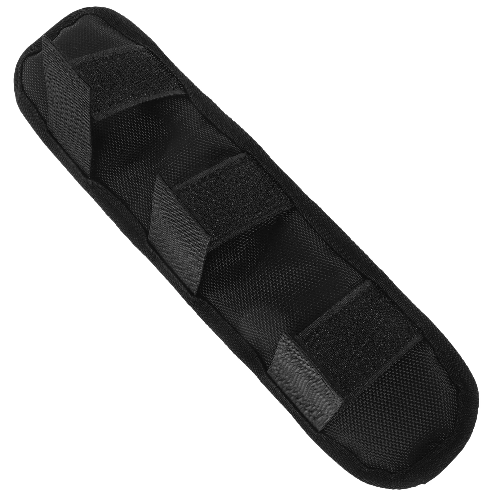 

Pressure Relief Shoulder Pads Black Large Size Decompression Strap Cushion Mat Antislip Durable Lightweight Thicker Belt