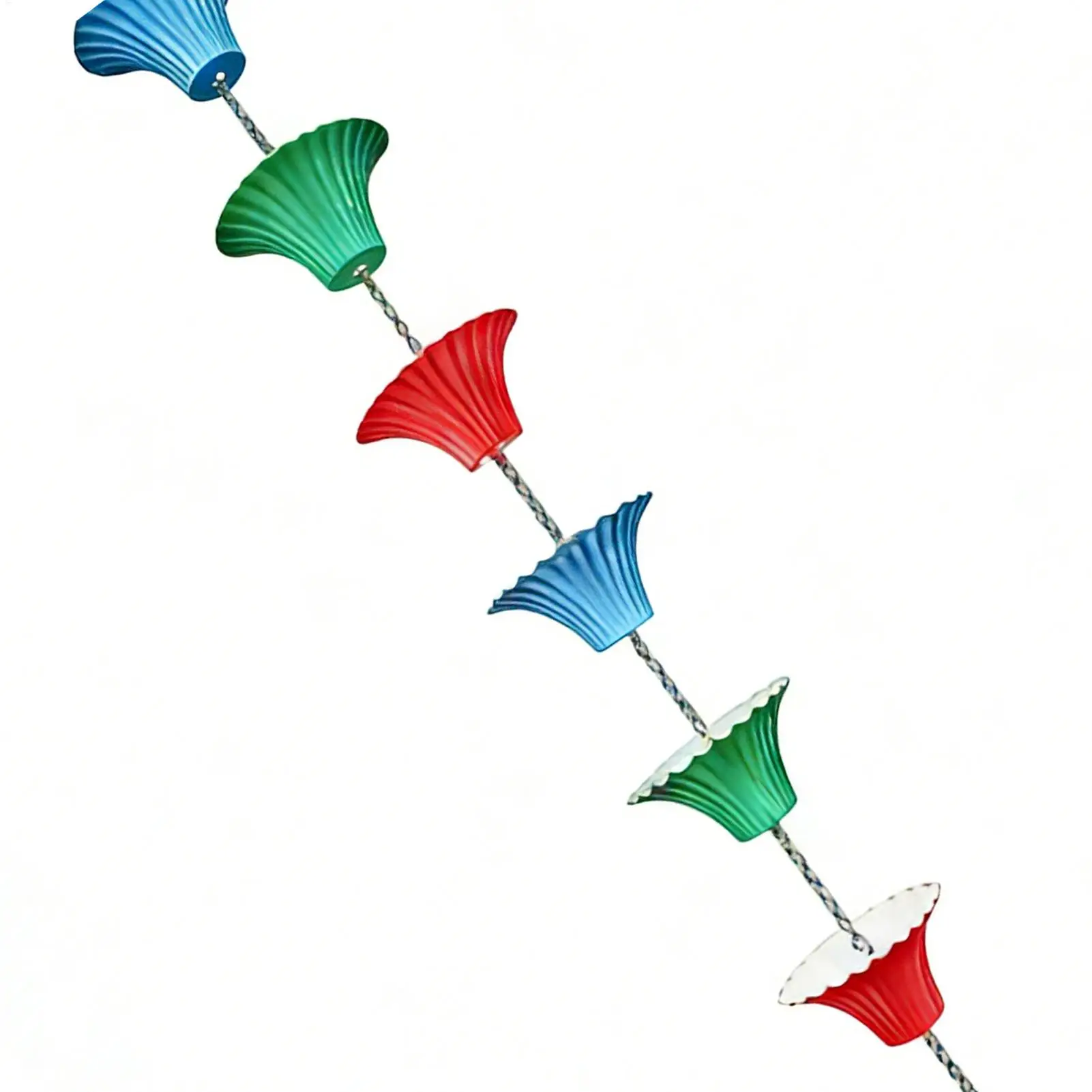 Rain Chains For Outside 3.9ft Rust Resistant Extension With 8 Cups Hummingbird Design Gutter Rain Chain For Garden Outdoor