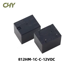 2/10Pcs/Lot Original New SONG CHUAN 812H-1A-C 4Pin 812HM-1C-C 812H-1C-C -5VDC 12VDC 24VDC 812H-1C-C-12VDC 5PIN Power Relay SRD