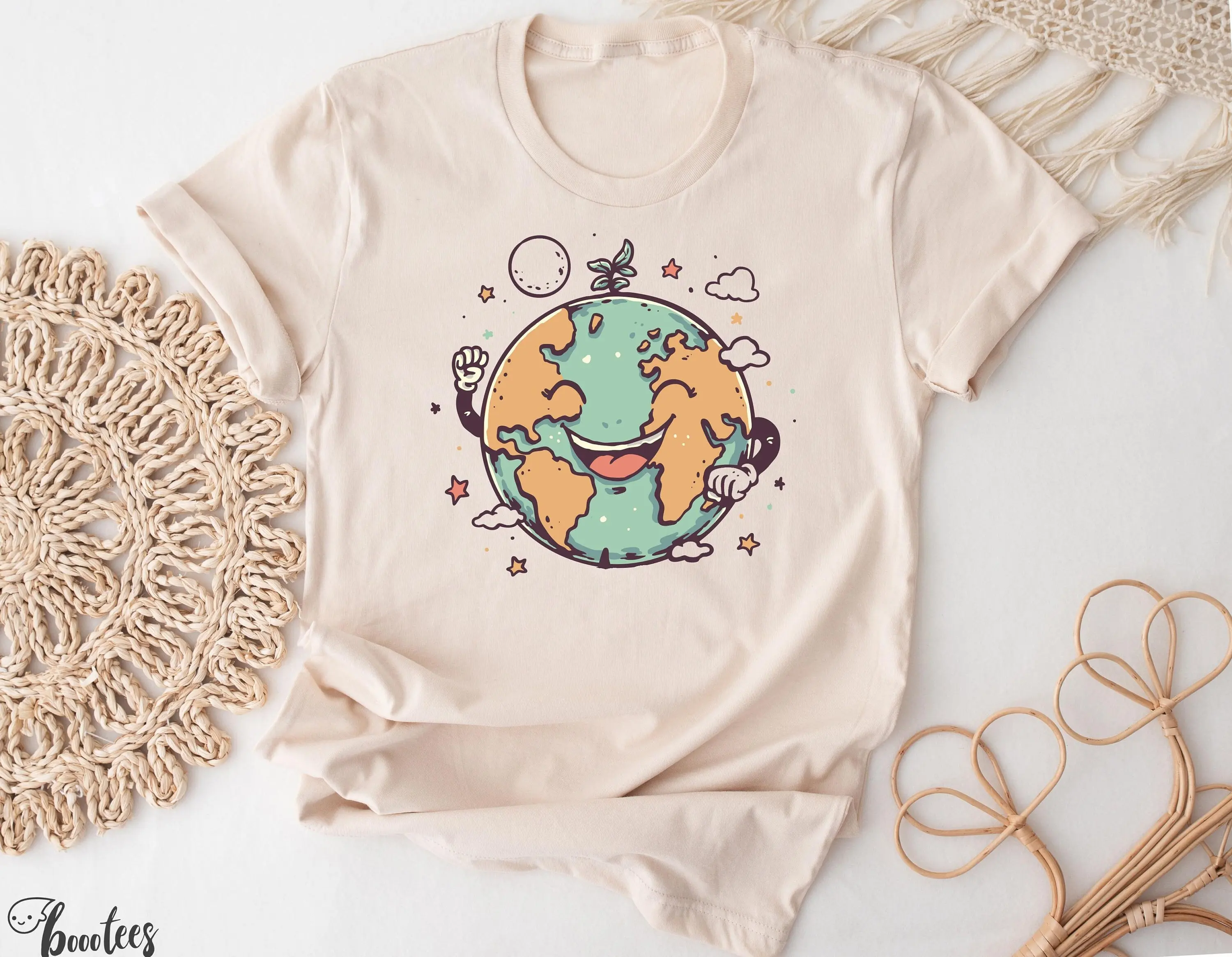 Earth Day T Shirt Conservation Idea Save The Planet Present Climate Change Global Warming Globe Environment Lover