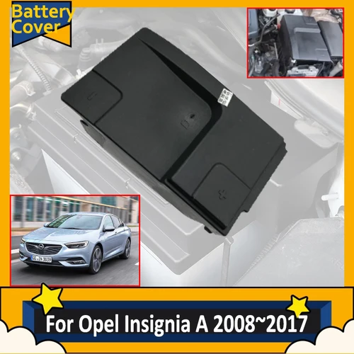 Imagen 1 del producto Para Opel Insignia A G09 Vauxhall Holden Insignia MK1 2008 ~ 2017 cubierta de motor de batería de coche para Buick Regal Chevrolet Vectra 2009