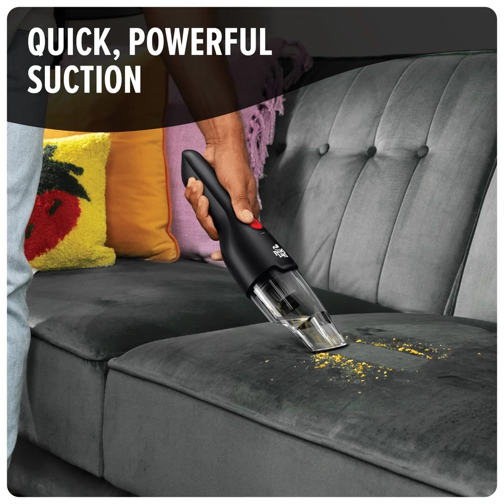 Akku-Handstaubsauger, 8 V, leicht, kompakt, mit Fugendüse, Ladeständer, einfache tägliche Reinigung