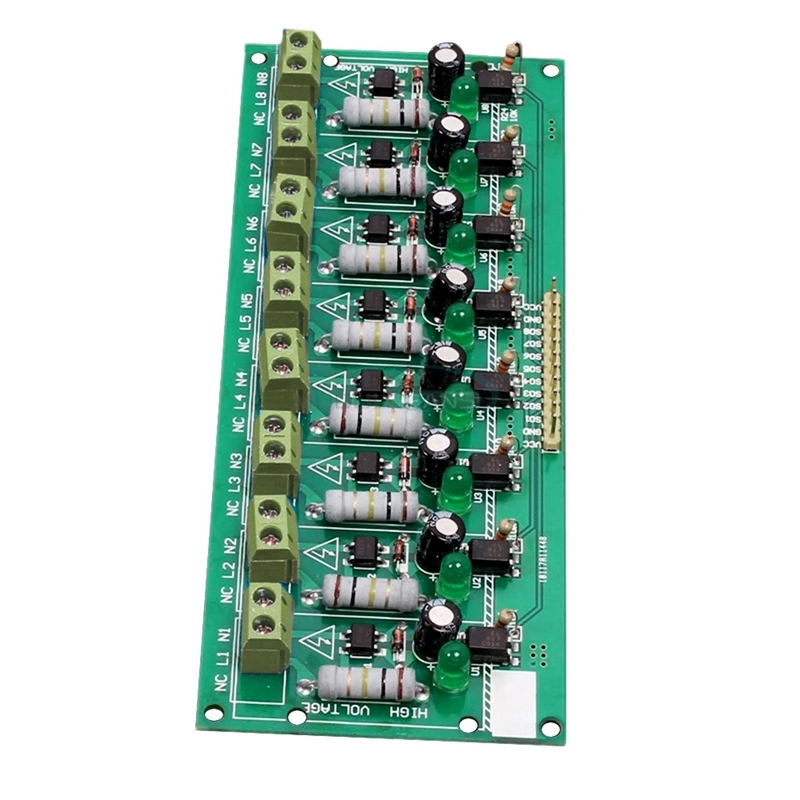 

8 Channel 220V AC Optocoupler Module MCU TTL PLC Processors Module