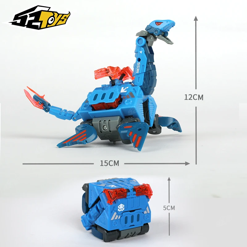 

52toys Beastbox Series BB-23 Dark Wave Plesiosaur Dinosaur Figure Mecha Transform Toy Assembly Model Action Mecha Toy