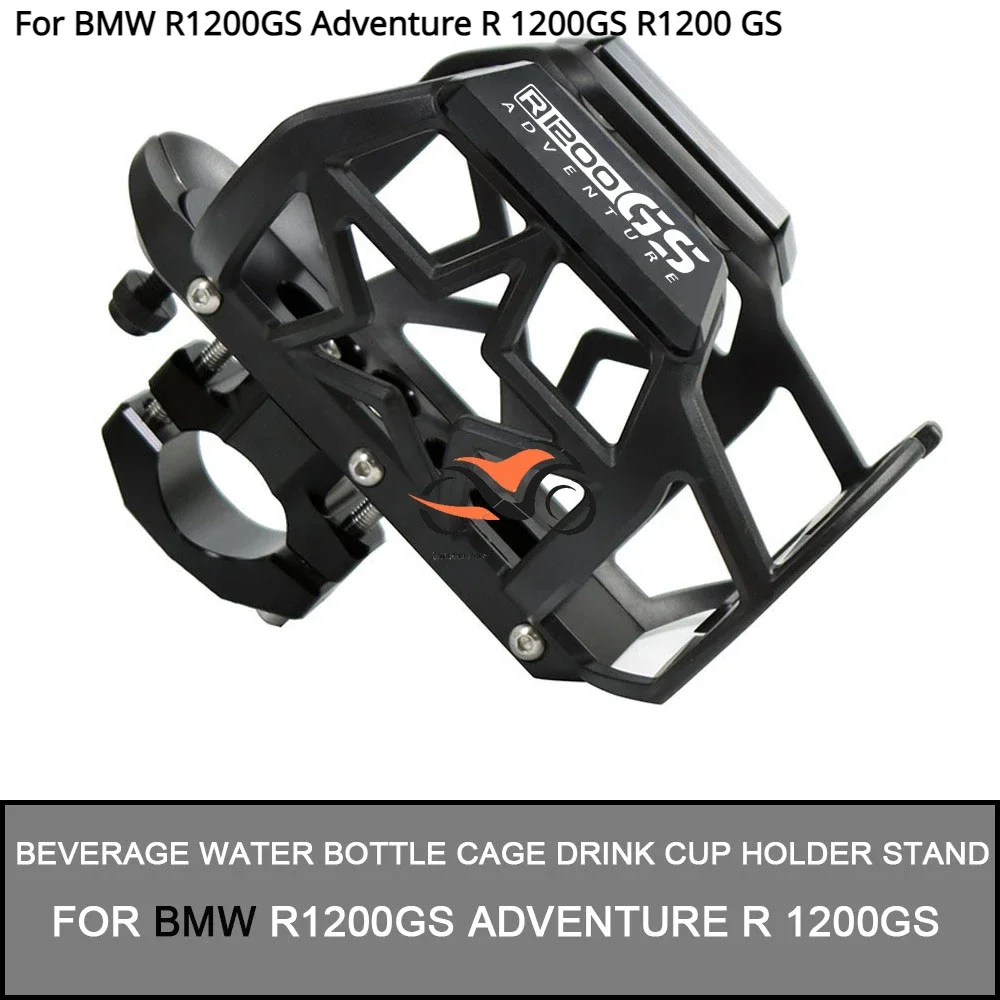 

For BMW R1200GS Adventure R 1200GS R1200 GS Motorcycle Stand Mount Motorbike Beverage Water Bottle Cage Drink Cup Holder