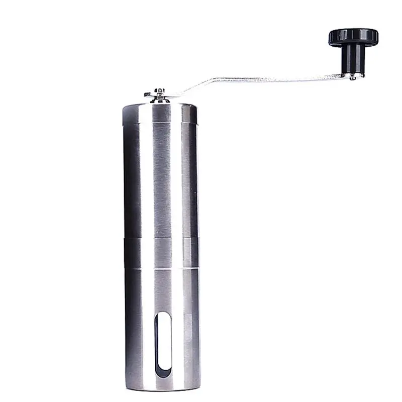 

ABZA-1 Ручная кофемолка из нержавеющей стали, креативная новая треугольная бытовая ручная кофемолка для дома