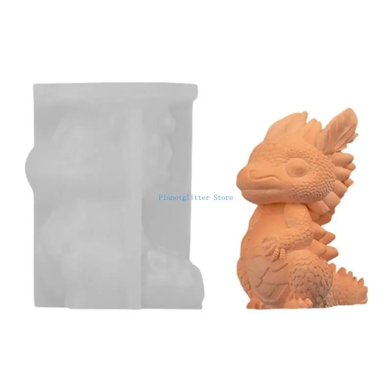 652B Easy to Demold Mould Gypsum Mold for Handmade Home Decoration Dragon Shaped Aromatherapys Mold Jewelry Tool