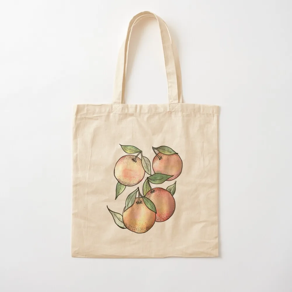 

Oranges Tote Bag Woman shopper bag shopping bags foldable university shopper bag Canvas Tote