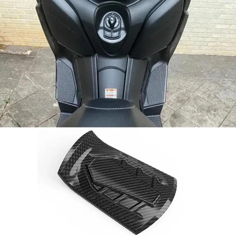 

H3CE ABS Lid Carbon Fiber Finish Scratch Designs Motorcycle Gas Cover Simple Installs for Bike xmax250