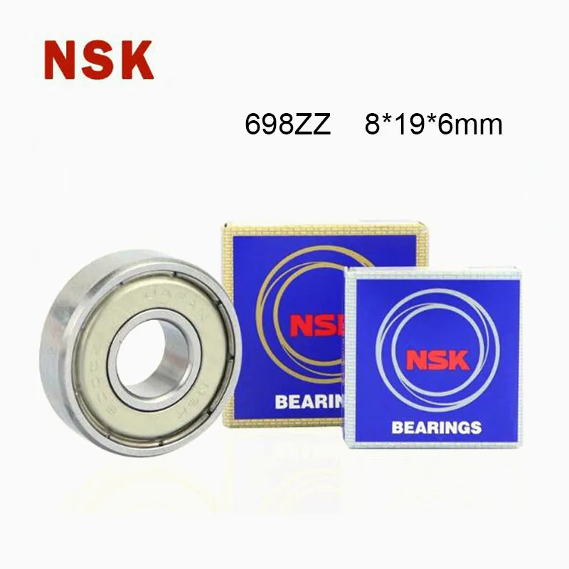 

5/10pcs/lot Origin Japan NSK 698ZZ Deep Groove High Speed Ball Miniature Mini Bearings 698ZZ 698Z 8*19*6mm 8*19*6 52100 Bearing