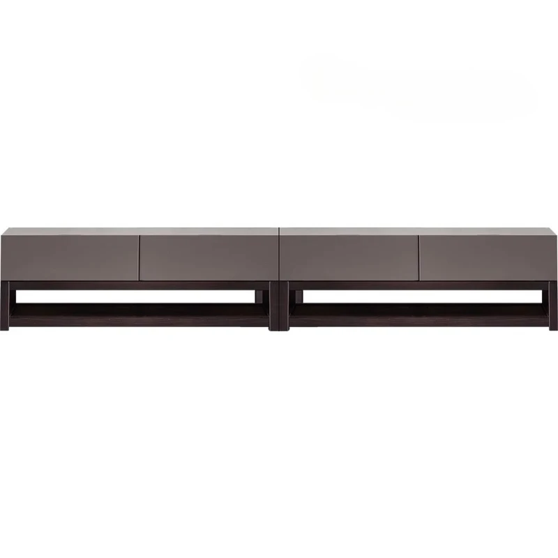 

Italian-Style Light Luxury Modern Simple TV Cabinet Coffee Table Combination Small Apartment Floor Cabinet Living Room Locker
