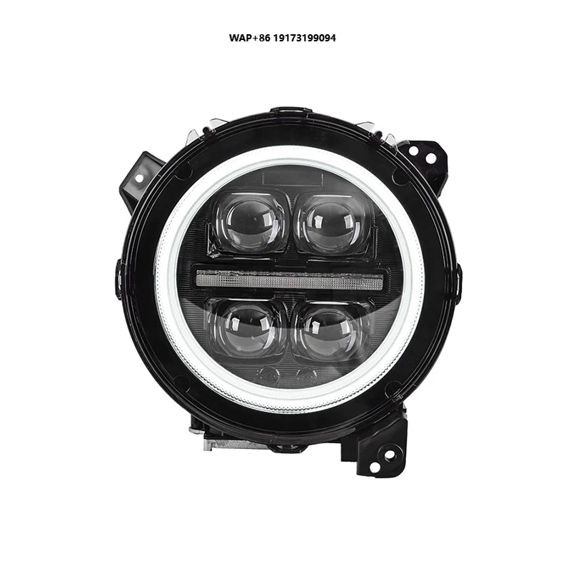 

Wrangler JL 2018-2024 Car Light LED Headlight Upgraded DHead Lamp Dual Lens Projectors Front Head Light DRL
