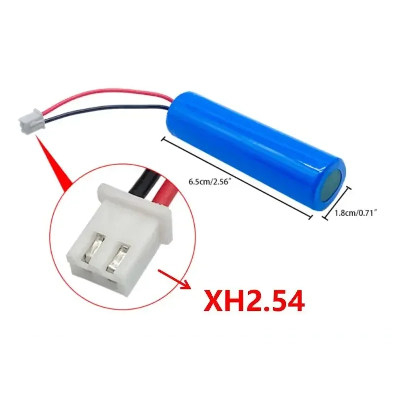 18650 Battery Rechargeable Li-ion Battery Pack 3.7V 1S1P-1S6P for LED Light Bluetooth Speaker Spare Replacement Original Battery