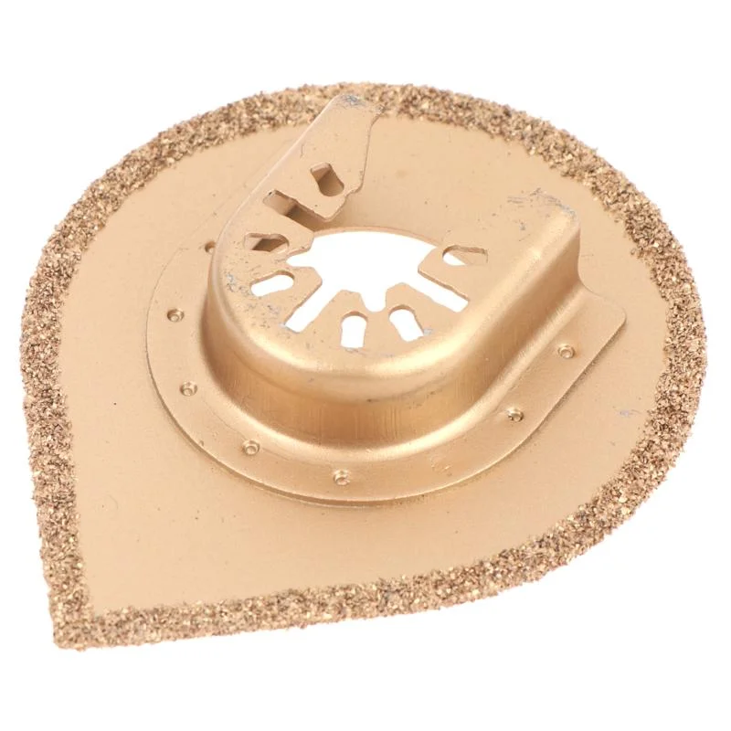 Curved Diamond Oscillating Multi Tool Blade Brazed Abrasive Saw Cutting Disc Grinding Disc For Wood Tile Mortar Renovation Work