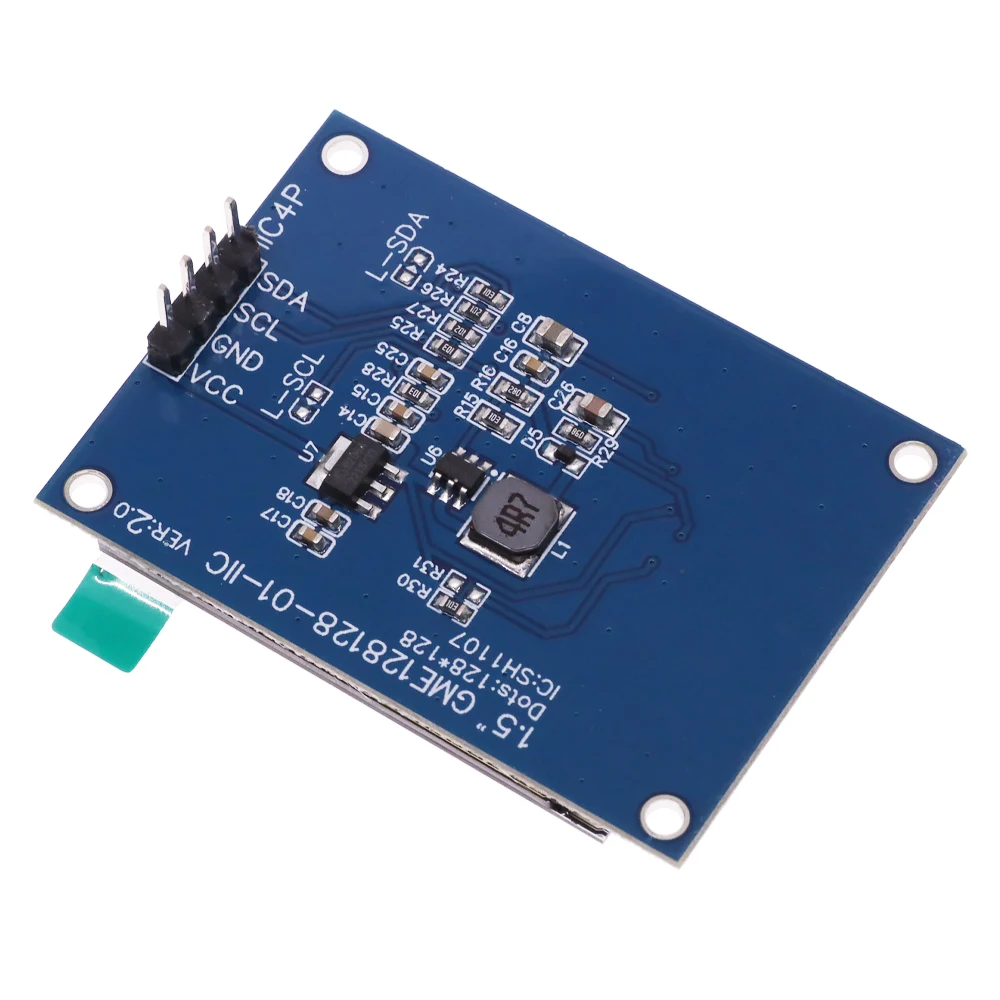 Imagem -04 - Polegada 128x128 Módulo de Tela Escudo Oled para Raspberry pi para Stm32 para Arduino Novo 1.5