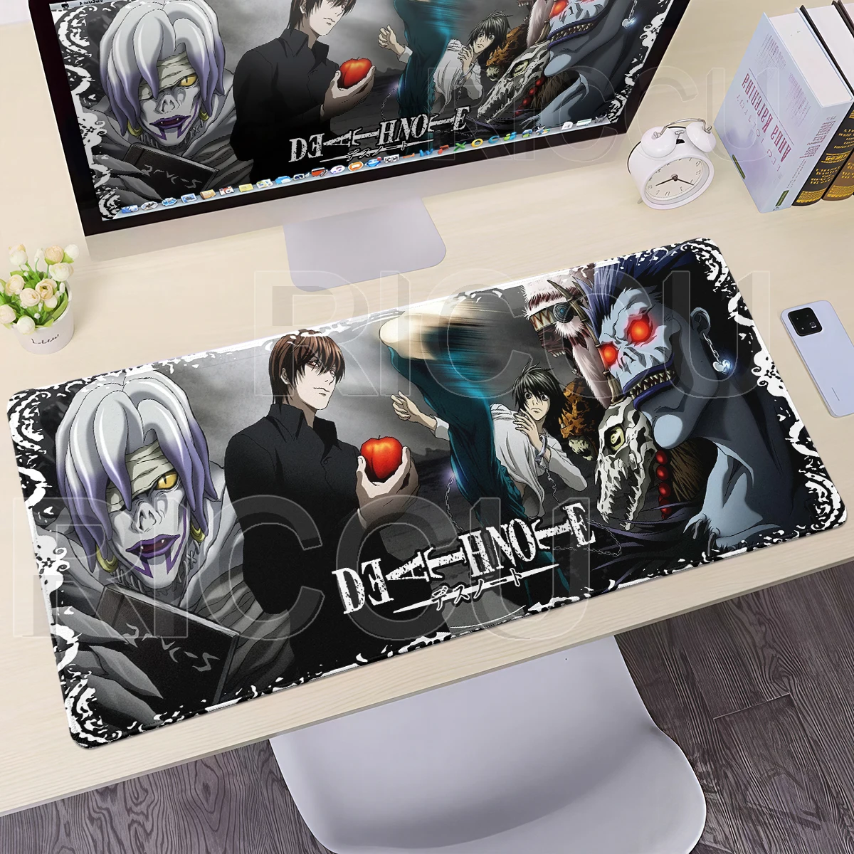 Anime Death Note Large Mousepad Light Yagami Amane Misa Desk Mat PC Desk Decort Mouse Pad Gaming E-sports Keyboard Extended Pads