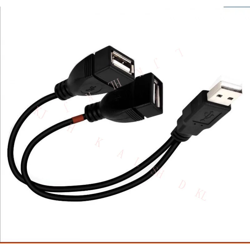

NN for USB 2.0 A Male to 2 Dual USB A Female Adapter Cable USB 2.0 AM