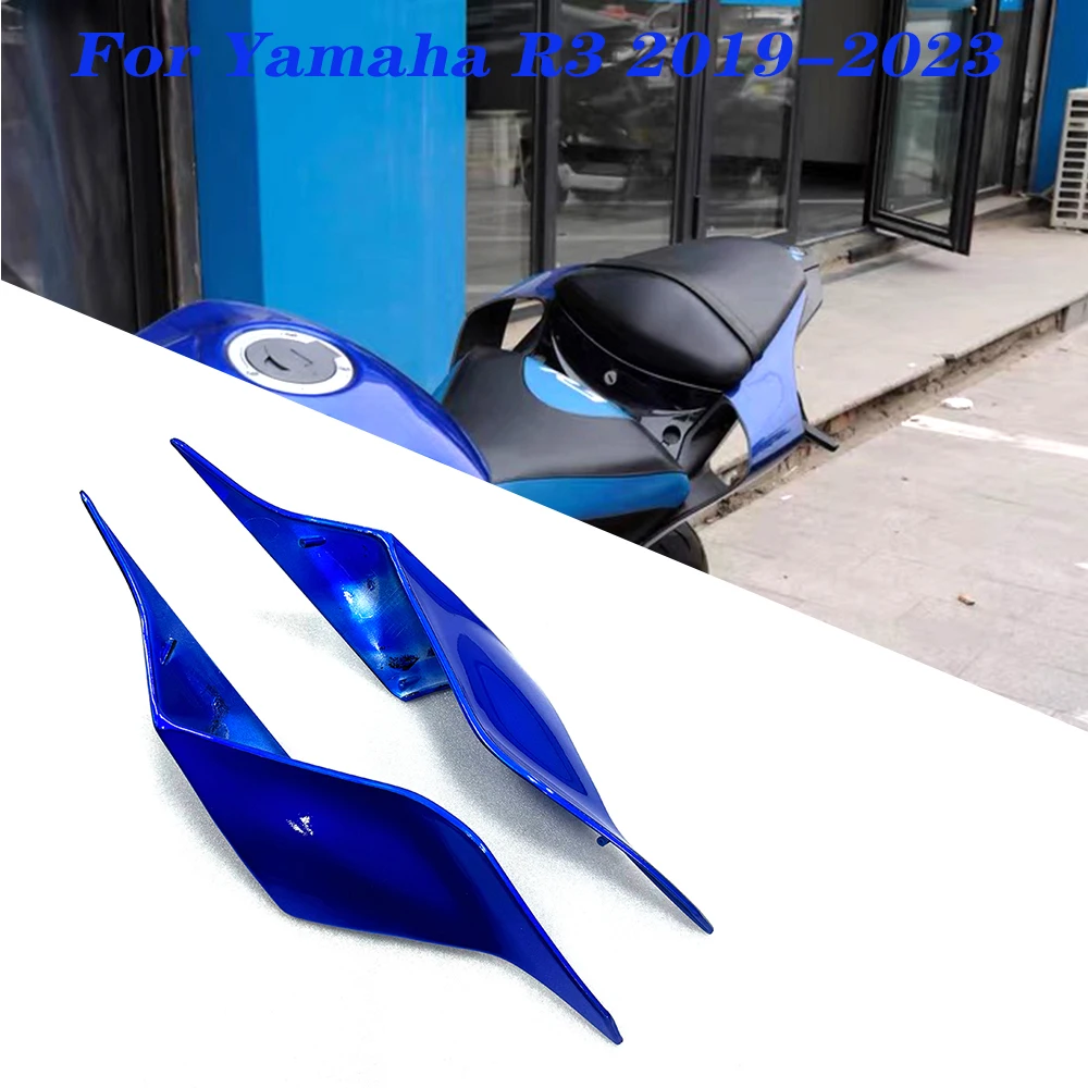 

For Yamaha YZF-R3 R3 2019 2020 2021 2022 2023 Motorcycle rear fairing Rear spoiler wing New modified side Fixed wings