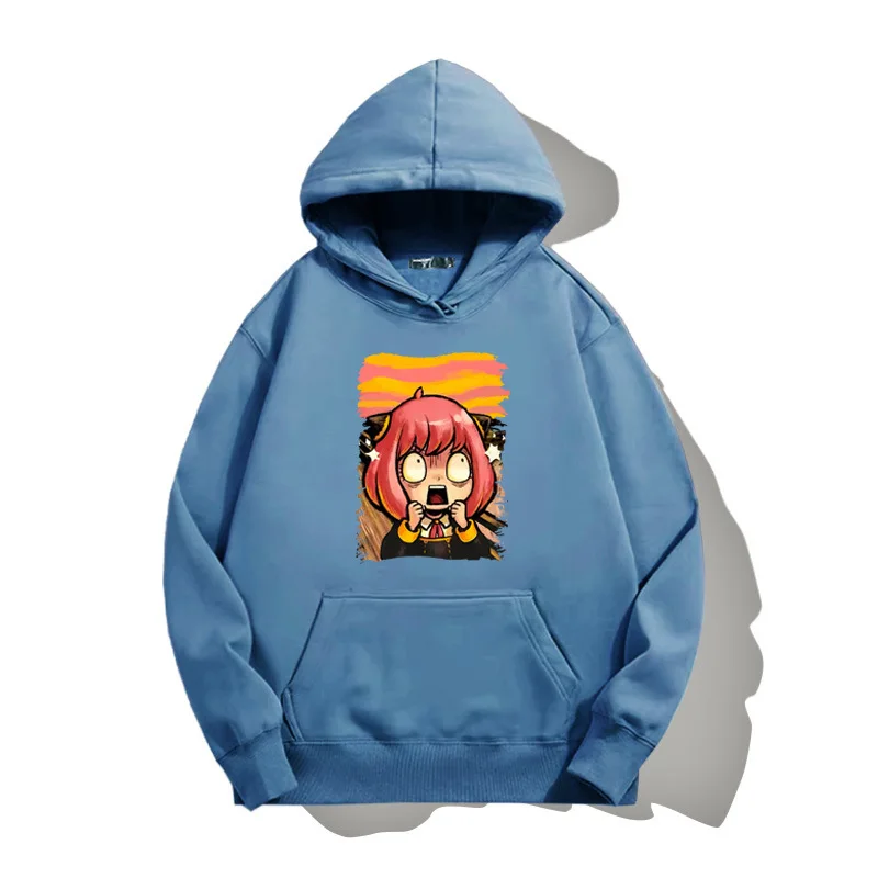 Anime SPY × FAMILY Character Images Printed Women's Clothing Sports Style Hoodies Fashion Leisure Trend Street Culture