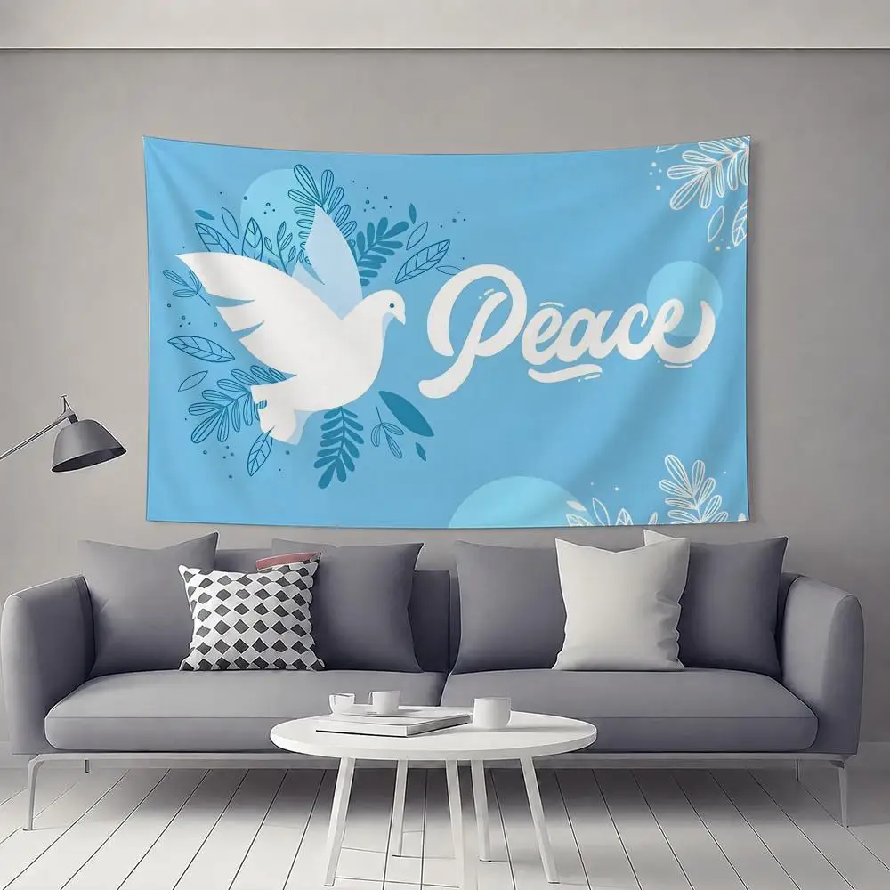 Fashion Dove Of Peace Tapestry Tapestry Flat Polyester Wall Hanging, Cozy Kids Bedside Decor Healing Home Accent Gift Wall Art