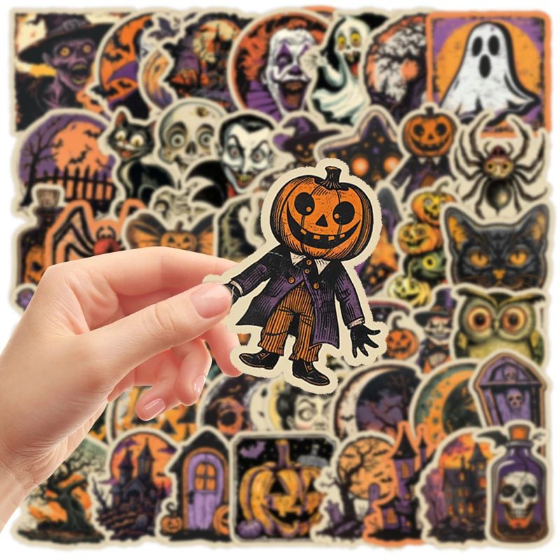 50PCS Vintage Hallo… - image