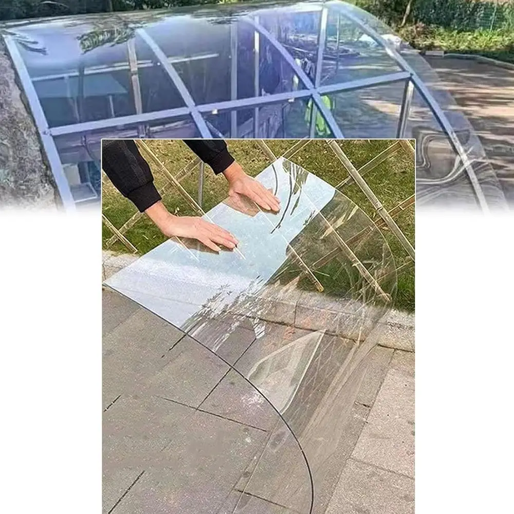 

УФ-защищенные прозрачные полиэтиленовые листы толщиной 1 мм для изоляции теплиц и патио