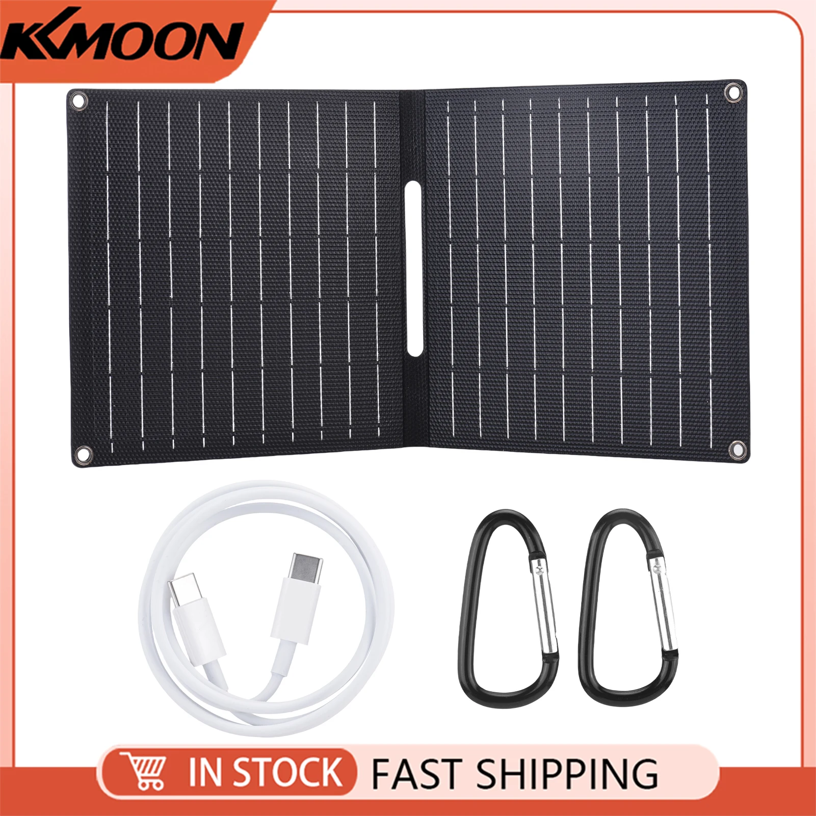 

15W 5V Portable Foldable Solar Panel IP67 Waterproof USB and Type-C Outputs Solar Panel Charger for Phones Power BanksHom Backup