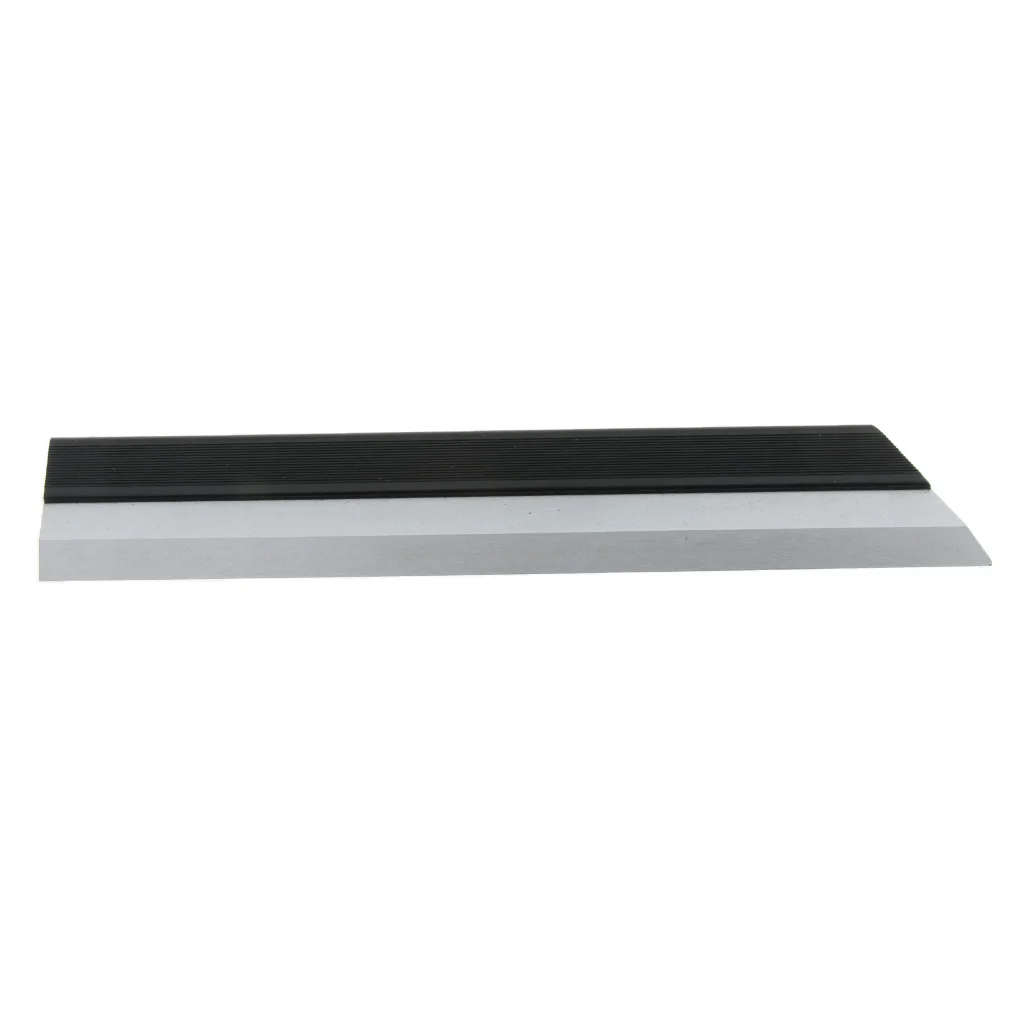 Straight Ruler Flat Measuring Carbon Steel Square Layout Precision Edge Gauge with Case for Metalwork