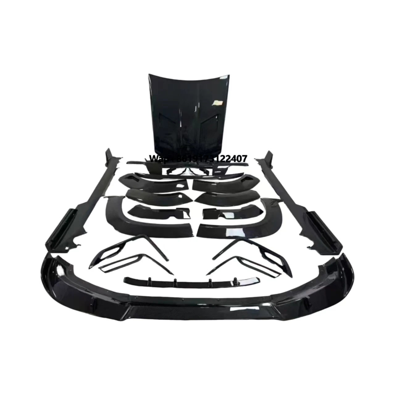 XM Dry Carbon Fiber Body Kit for  Prepreg Wind Spoiler Kit for  G09 New Condition Car Accessories