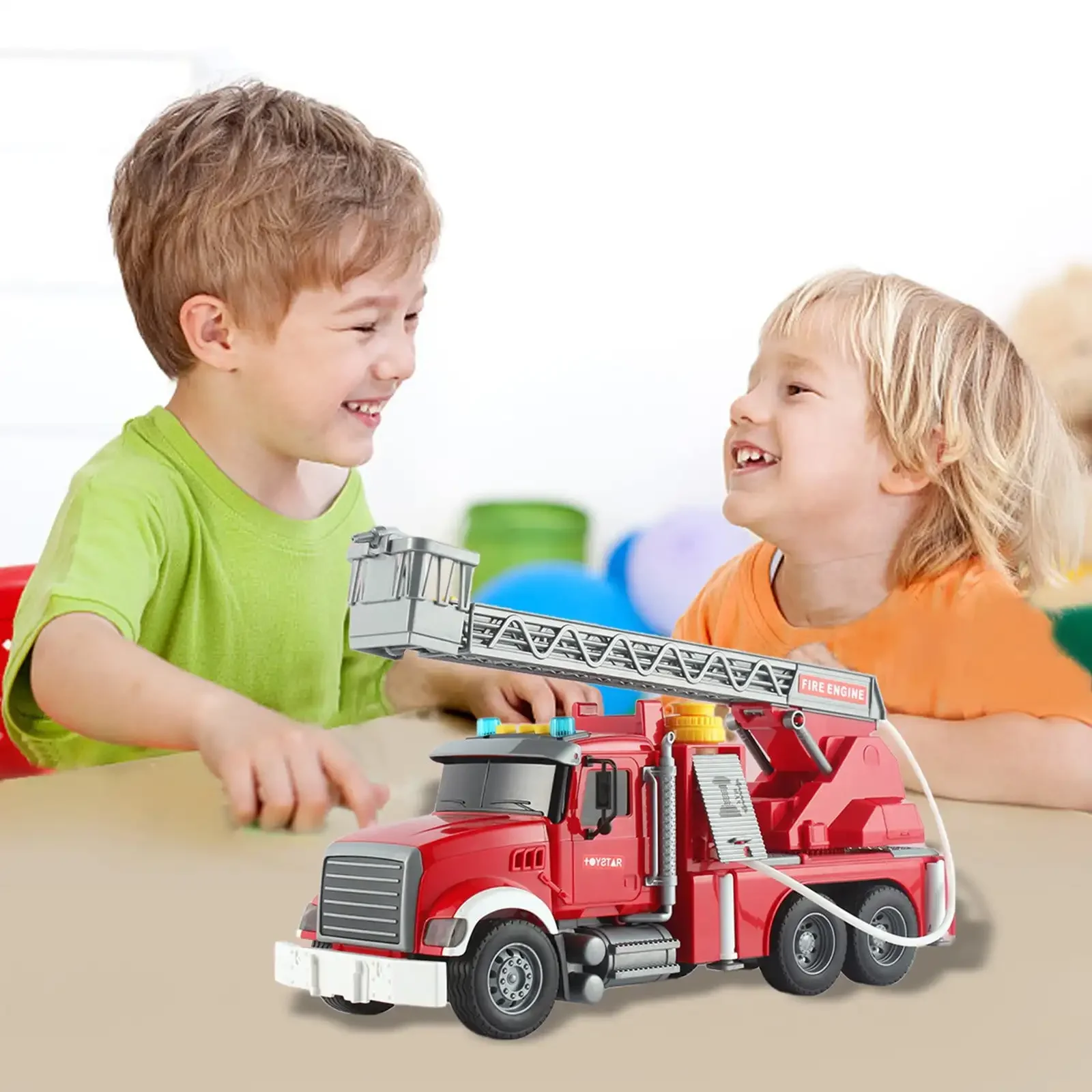 

Набор игрушек пожарной машины — самособранная строительная машина, движущиеся детали для мальчиков и девочек