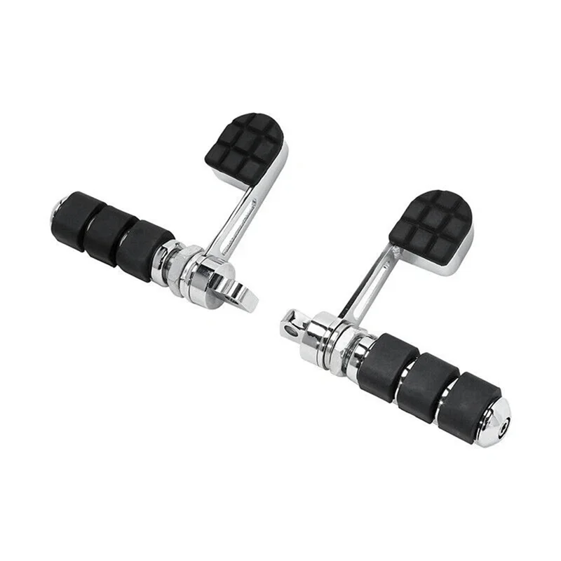 

Softail For Sportster XL 883 1200 48 72 DYNA FXDF FAT BOB FXDC FXWG Footrest Bracket Set Heel Foot Rest Pegs