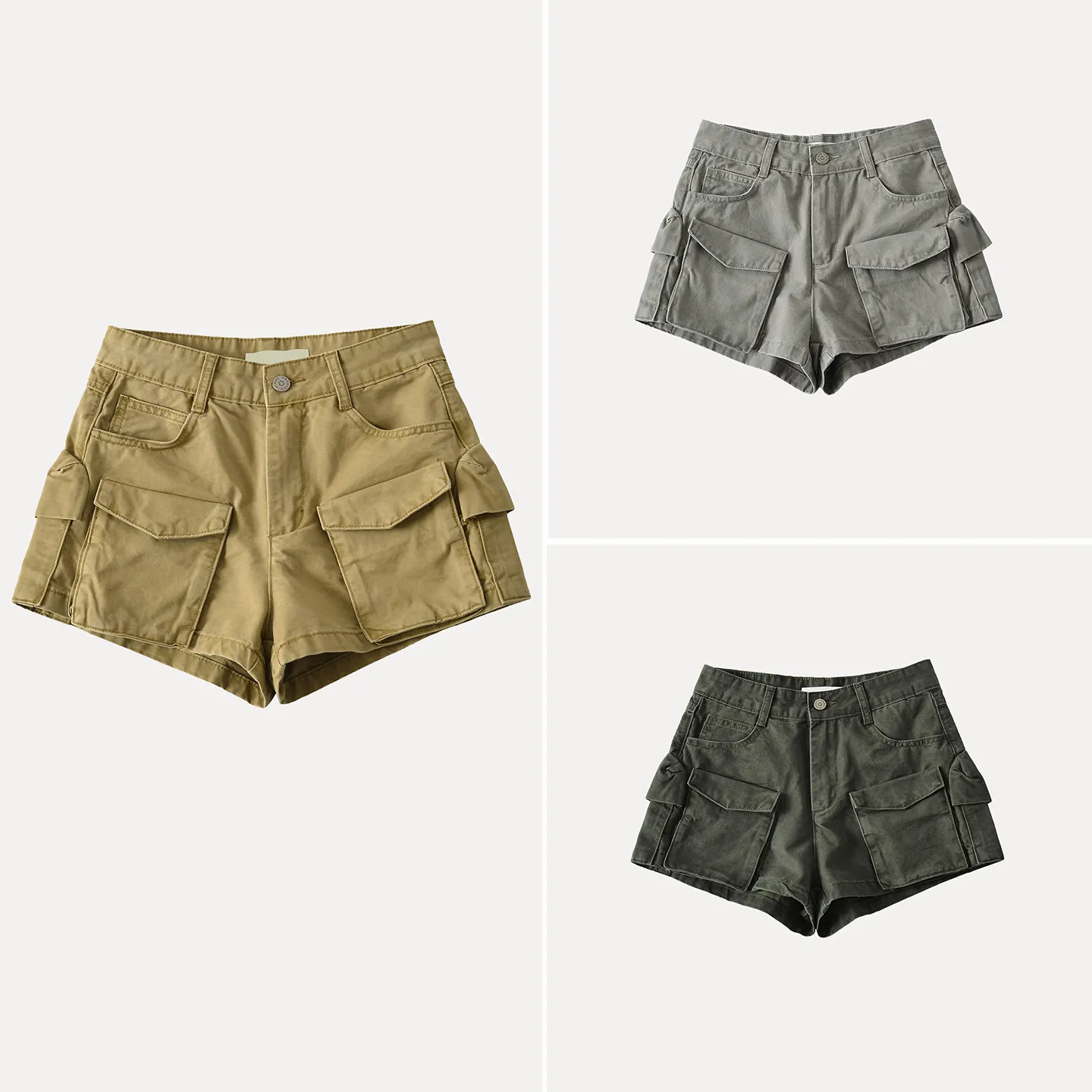 

Faionable Spicy Girl Winter 2025 Women's Denim orts with Multiple kets Sli Slimming Workwear Commute Sle orts