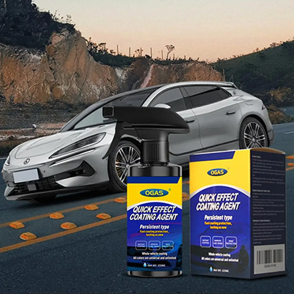 Automotive Nano Coating Spray, Quick Effect Ceramic Coating Hydrophobic Car Paint Protector for Restoring Shine Car cleaner U0V9 - view 3
