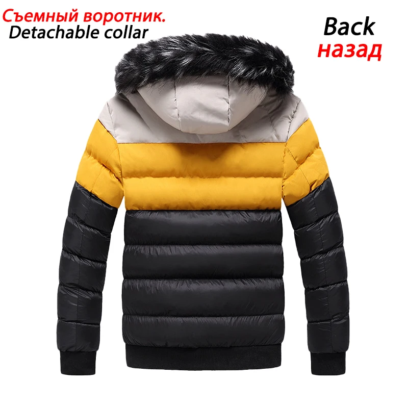 2023 giacca invernale da uomo Casual caldo spesso impermeabile Parka cappotto uomo Outwear antivento collo di pelliccia cappello Parka giacca di