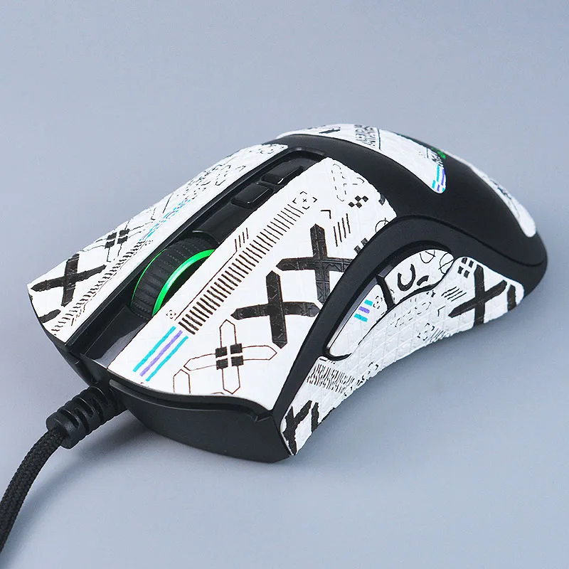 Mouse Skates Sweat Resistant Pads Anti-slip Grip Tape for Razer Deathadder V2/ Pro/ Essential Mouse