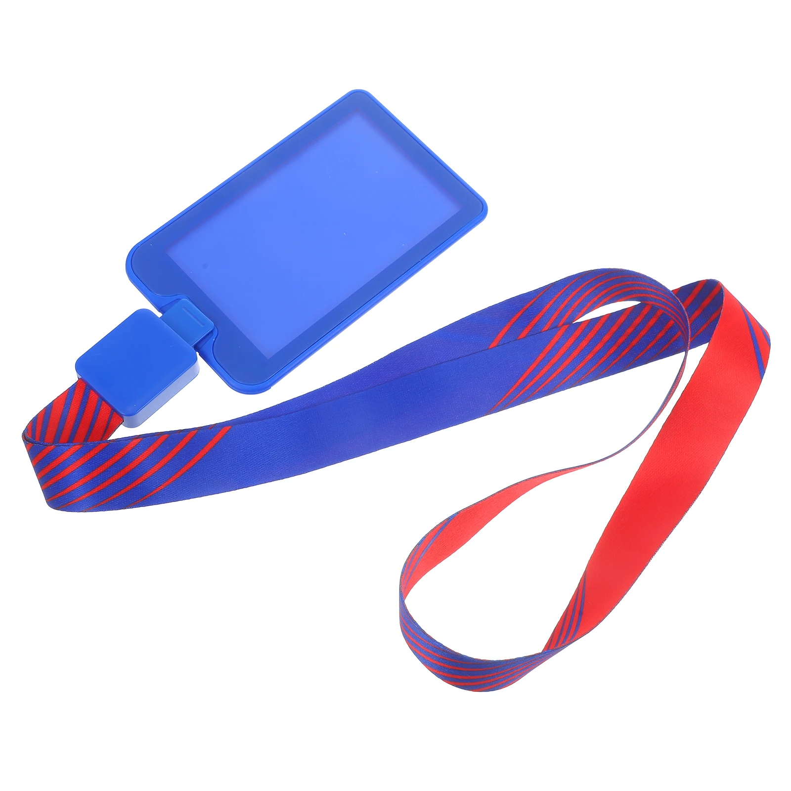 

Hanging Neck Student Card Sleeves Protector Plastic Lanyard Name Tag Holder with