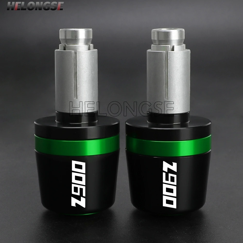 Motorcycle Handlebar Grips Bar Ends Cap Handle Plug For KAWASAKI Z 900 2017 2018 2019 2020 2021 2022 2023 2024 2025 2026 Z900