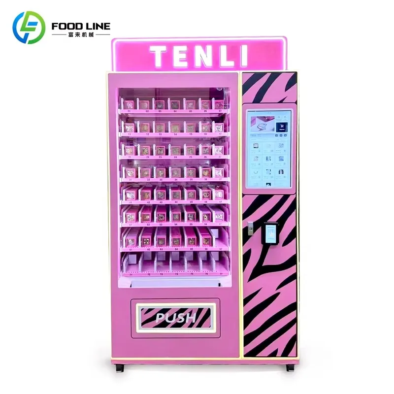 Digital Beauty Vending Machine with Multi-Item Storage, Automated Cosmetic Retail Solution for Offices, Malls, and Public Spaces