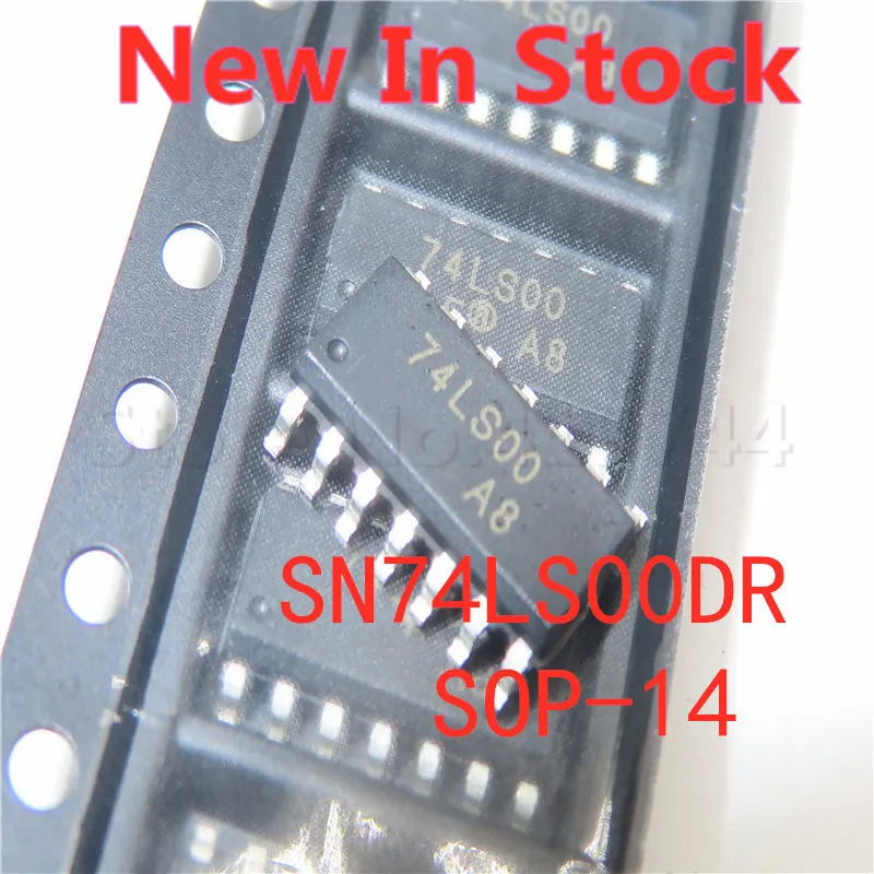 10PCS/LOT SN74LS00DR 74LS00 SMD SOP-14 four 2 input end NAND gate In Stock NEW original IC