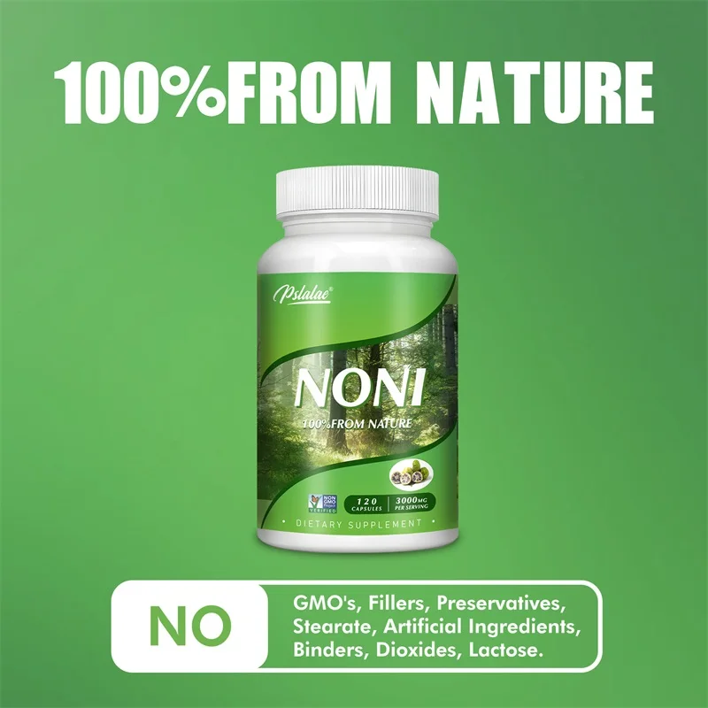 Noni Fruit Capsules - Improves Digestion, Supports Skin, Gut Health, Boosts Immunity