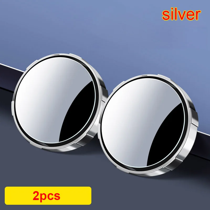 

2pcs Car Blind Spot Mirror Rear View Mirror Convex Mirror Auto Moto 360 Degree Adjustable Small Mirrors Universal Wide Angle