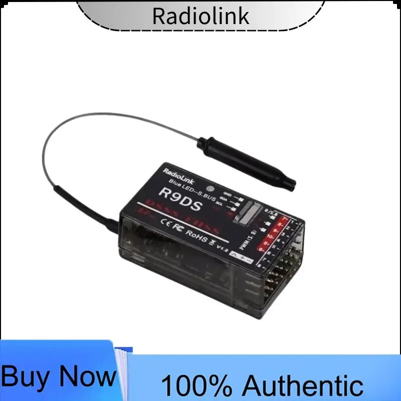Radiolink R12DSM R9DS RC Receiver 2.4G 4KM Long Range For AT10II AT9S Pro Transmitter Drone Parts