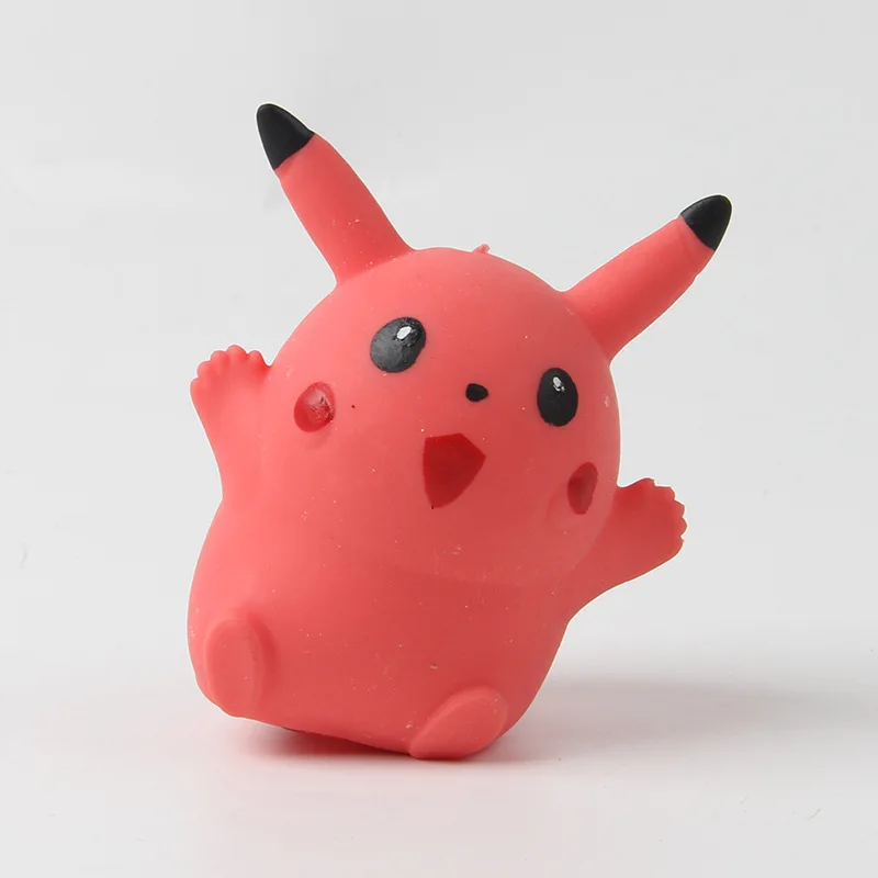 Pokemon Cartoon Cute Pikachu Anime Action Figure Squishy Toys Antistress Ball Squeeze Stress Relief Toys Children Anime Gifts