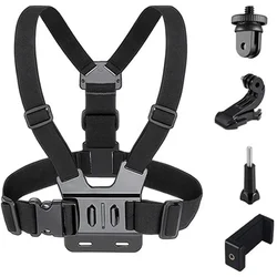 Correa de pecho para Gopro Hero, cinturón de montaje de arnés de trípode para cuerpo, accesorios para Yi 4K, 12, 11, 10, 9, 8, 7