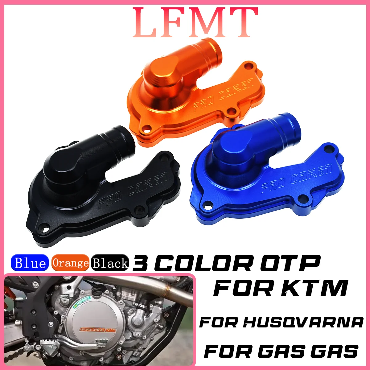 

Motorcycle CNC Water Pump Guard Cover Protector For KTM SX-F XC-F XCF-W EXC-F For HUSQVARNA FC FE FX For GASGAS EC-F EX-F MC-F