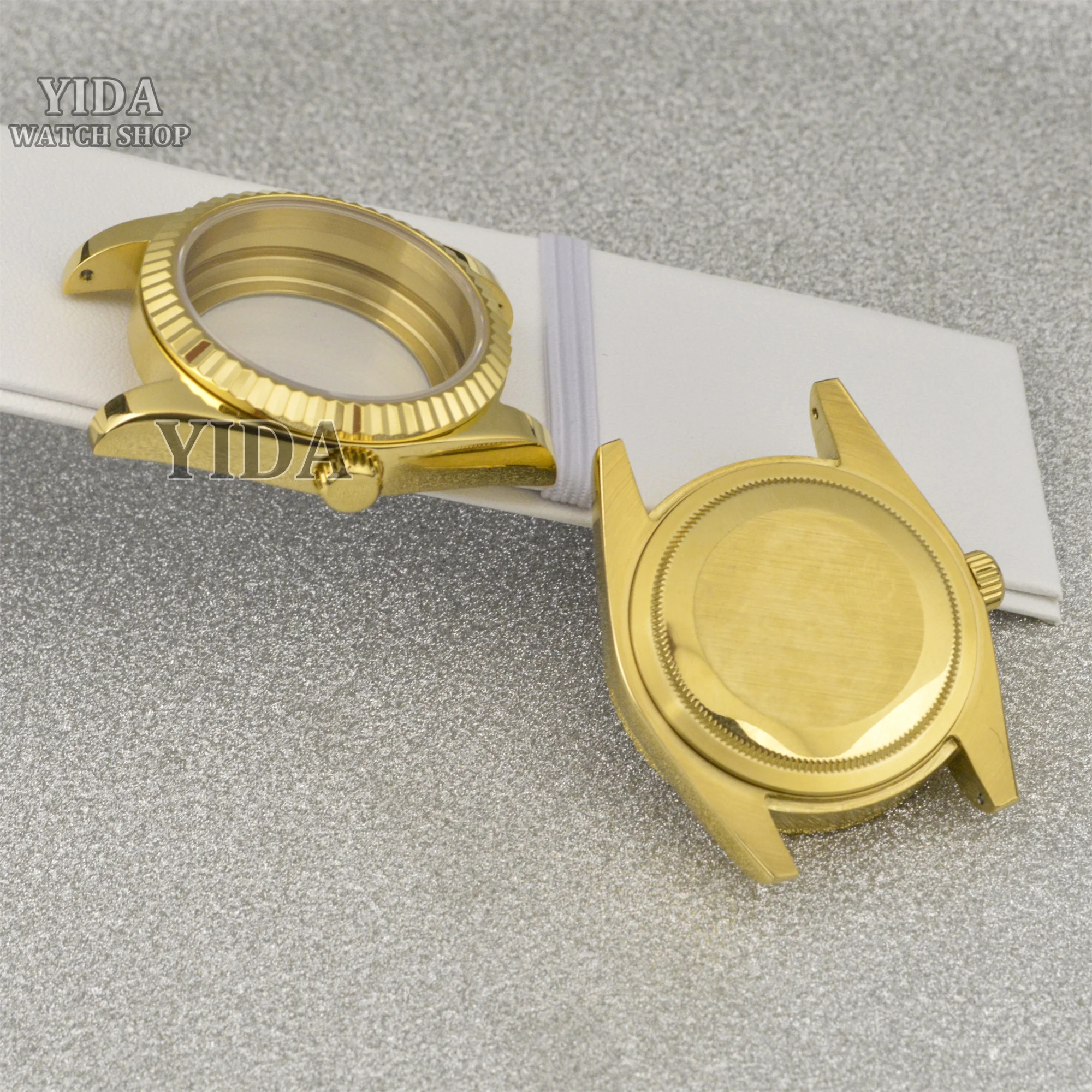 

36/39mm Mens Watch Case Stainless Steel Waterproof Case For Datejust NH35 NH36 Movement 28.5mm Dial Sapphire Glass Oyster Mod