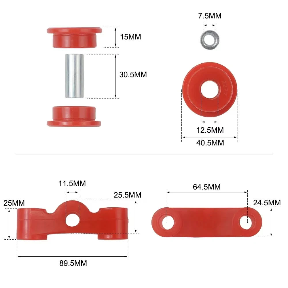 Free Ship Manual Suspension Transmission Shifter Linkage Stabilizer Bushing For D Series 88-00 Honda Civic Del Sol CRX