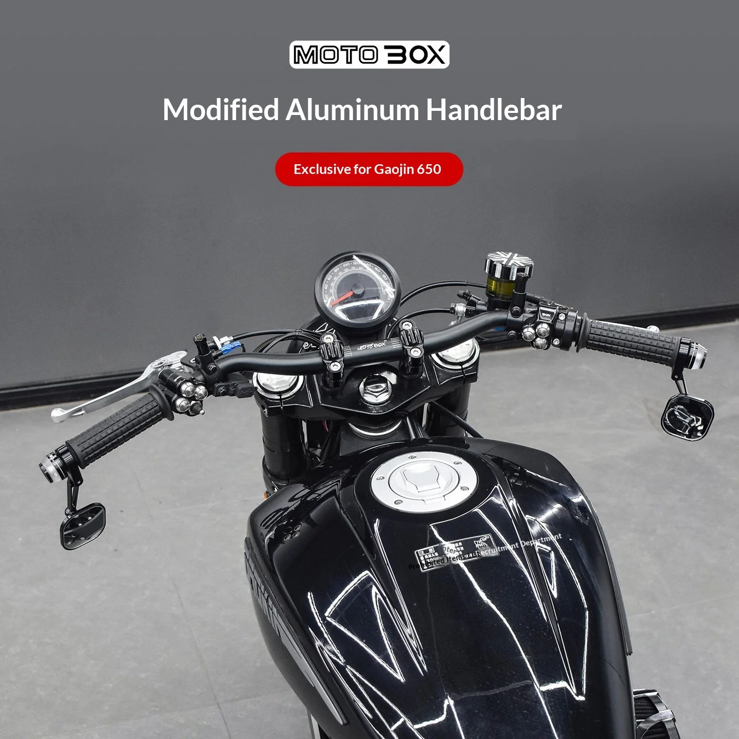 【Premium】For GAOKIN Thor650 modified bike handlebar – aluminum alloy handlebar, straight-mounted steering component