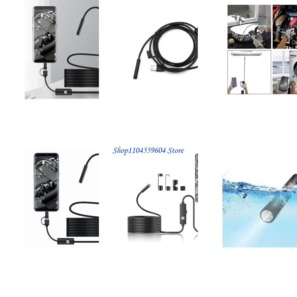 

12QM USB 3 в 1 камера эндоскопа водонепроницаем